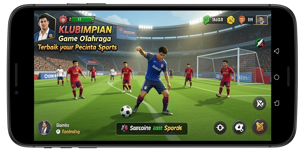 Tangkapan layar dari gameplay KLUBIMPIAN yang menegangkan
