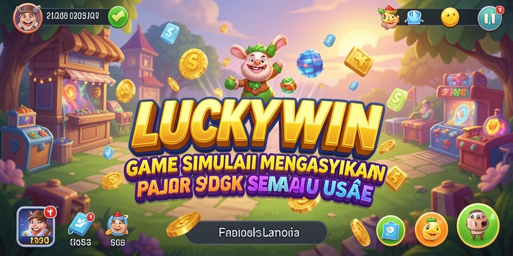 Tampilan gameplay LUCKYWIN yang menekankan pengalaman simulasi yang menarik.