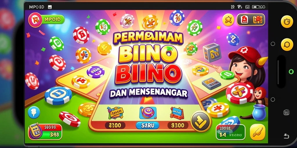 Tampilan gameplay seru dan penuh warna dalam aplikasi Bingo MPOID.