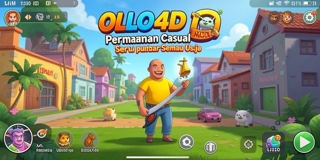 Tampilan gameplay OLLO4D yang seru dan interaktif.