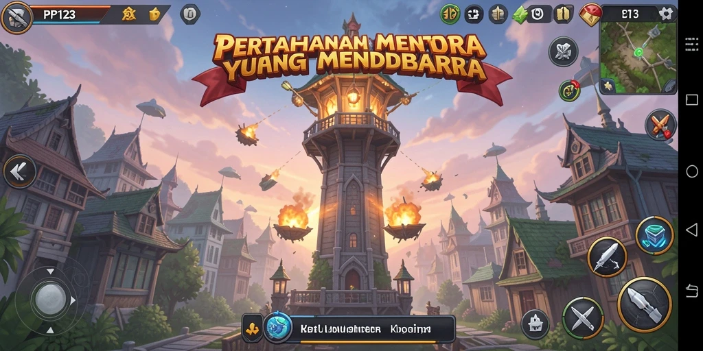 Tampilan menara di PP123 dalam aksi pertahanan yang mendebarkan.