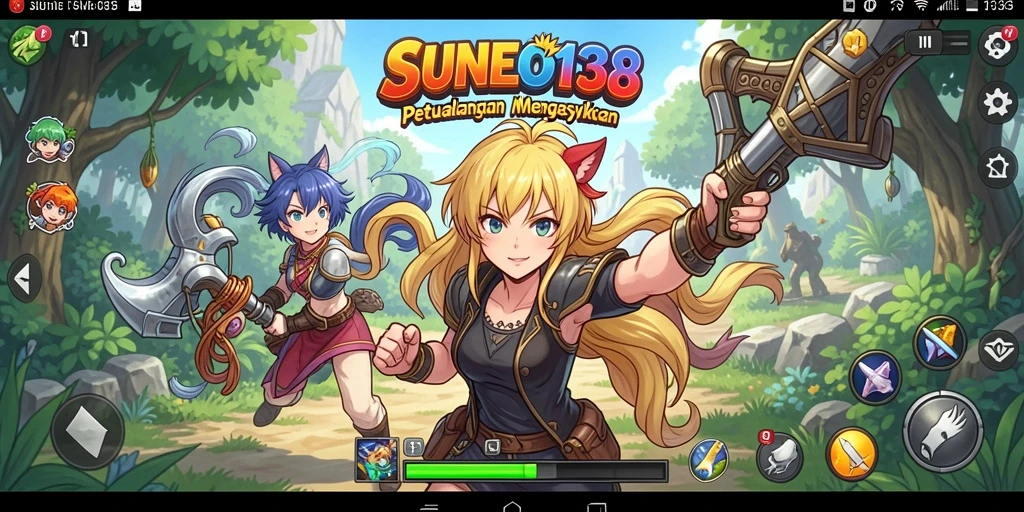 Tampilan gameplay menarik dari SUNEO138 yang penuh warna.