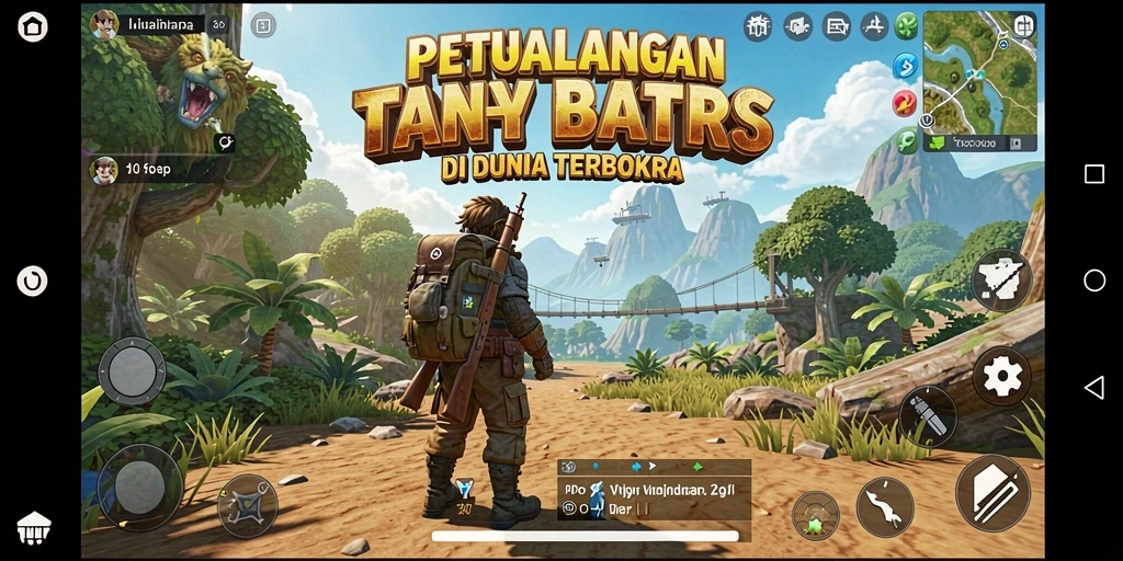 Tampilan gameplay Open World yang mendebarkan dan menarik di V07.